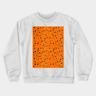 ORANGE MOD SHAPES Crewneck Sweatshirt